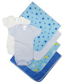 Essential Newborn Baby Boy 8 Piece Layette Set