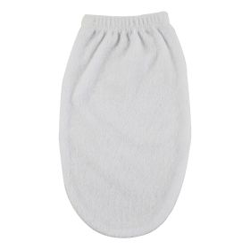 White Wash Cloth Mitten