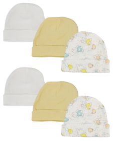 Baby Boy, Baby Girl, Unisex Infant Caps (Pack of 6)