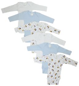 Boys Longsleeve Printed Onezie Variety 6 Pack