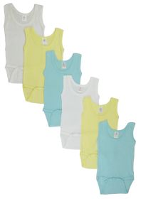 Boys Tank Top Onezies 6 Pack