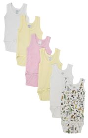 Baby Girl 6 Pc Onezies and Tank Tops