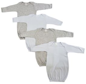 Boy Newborn Baby 4 Piece Gown Set