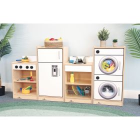 Let's Play Toddler Kitchen Ensemble -Whi