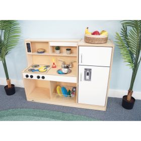 Let's Play Toddler Kitchen Combo - White