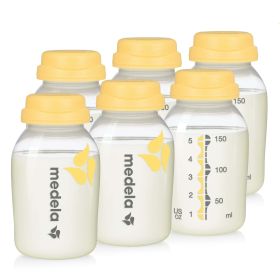 Medela Breast Milk Collection & Storage Bottles - 5 oz, 6 pack