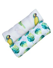 ORGANIC SWADDLE SET - TROPICAL PARADISE