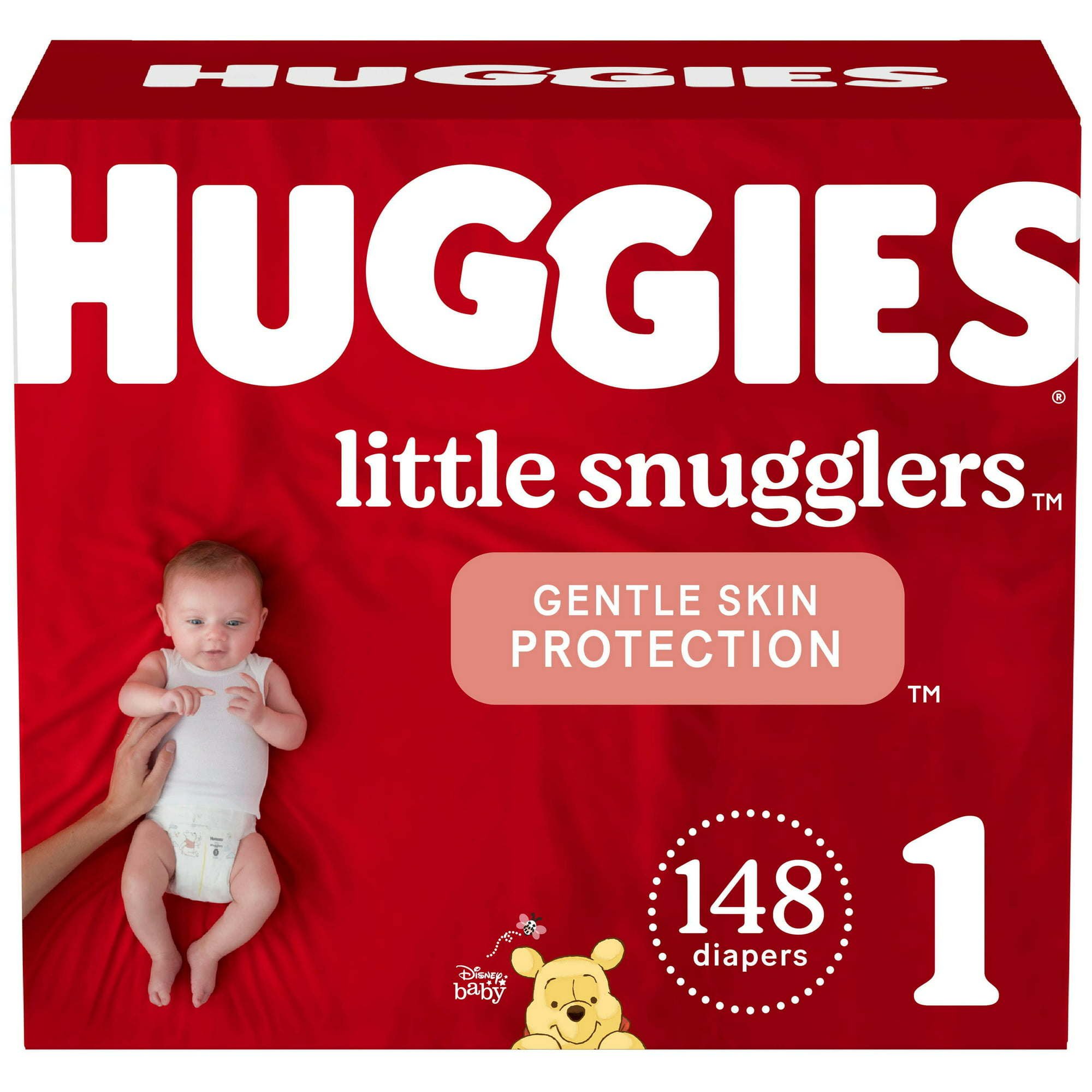 Huggies Little Snugglers Size 1; 148 Count Huggies Little Snugglers Size 1; 148 Count