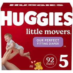 Huggies Little Movers Baby Diapers Size 5;  92 Count