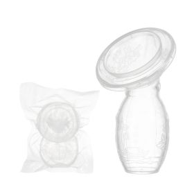 Manual Silicone Breast Pump With Scale Visible Volume; Manual Breast Pump (Color: Transparent)